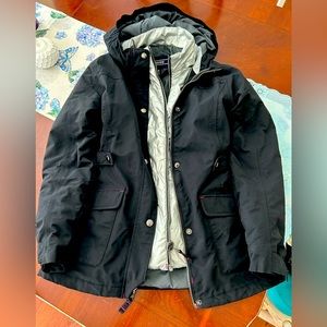 Land’s End winter coat with silver subzero insert. Girls Size M 10-12